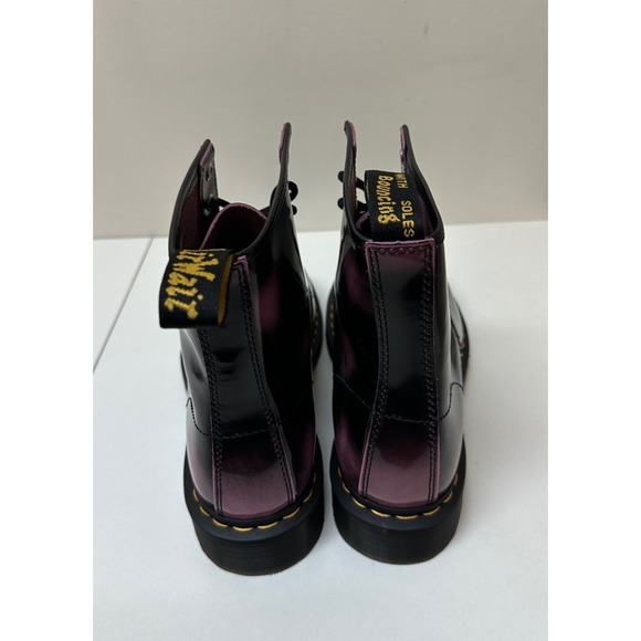 Dr. Martens Unisex 1460 Arcadia Boot Rub Off Black Pink Women's 12 Men's 11 - Picture 6 of 10